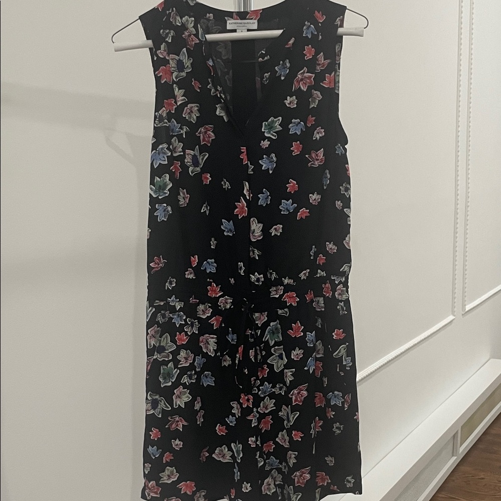 Katherine Barclay Black Floral Jumpsuit